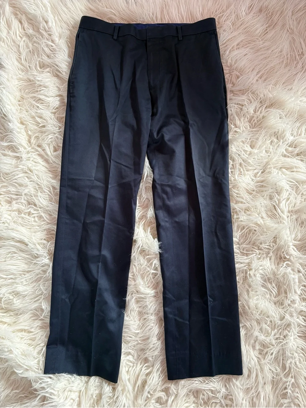 Banana Republic Tailored Slim Non-Iron Dress Pants Navy 32x32 Men’s